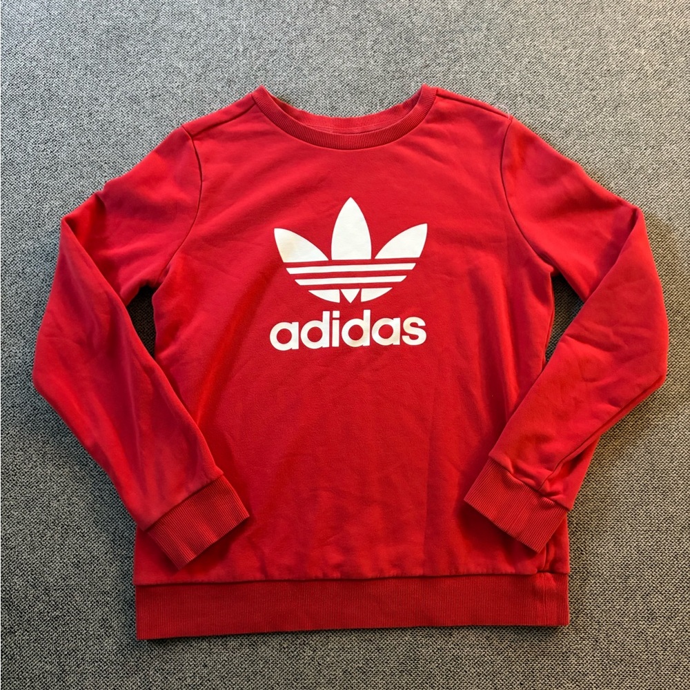 Adidas Red Sweatshirt youth